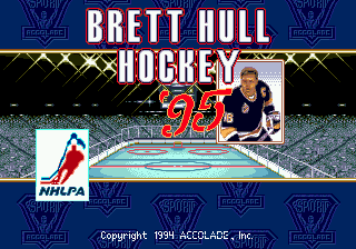 Brett Hull Hockey '95 - Mega Drive