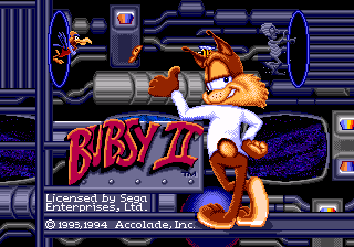 Bubsy 2 - Mega Drive