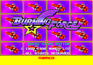 Burning Force - Mega Drive