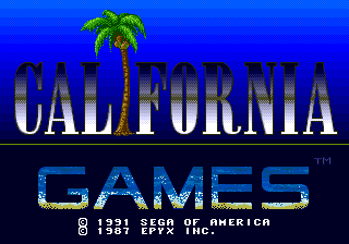 California Games - Mega Drive