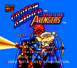 Captain America And The Avengers - Mega Drive