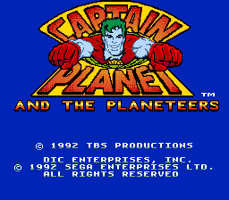 Captain Planet And The Planeteers - Mega Drive