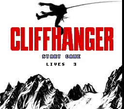Cliffhanger - Mega Drive