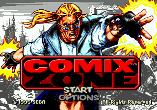 Comix Zone - Mega Drive