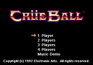 Crüe Ball - Mega Drive