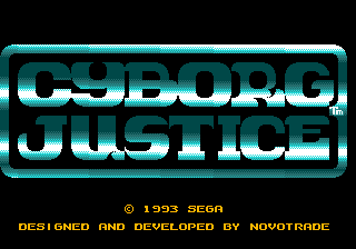 Cyborg Justice - Mega Drive