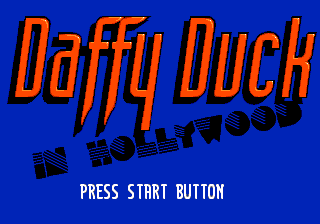 Daffy Duck In Hollywood - Mega Drive