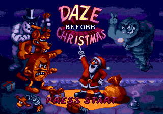 Daze Before Christmas - Mega Drive