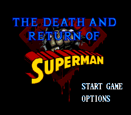 Death And Return Of Superman, The - Mega Drive