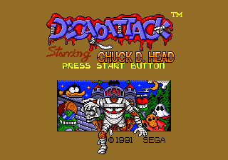 Decap Attack - Mega Drive