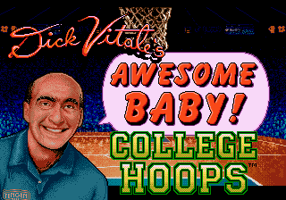 Dick Vitale's "awesome, Baby!" College Hoops - Mega Drive
