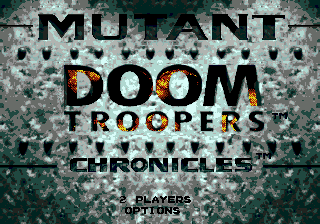 Doom Troopers - Mega Drive