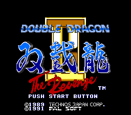 Double Dragon 2 - The Revenge - Mega Drive