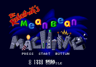 Dr. Robotnik's Mean Bean Machine - Mega Drive