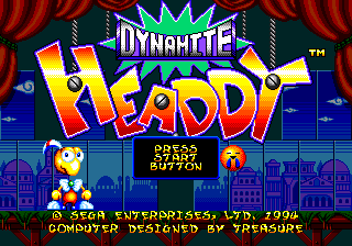 Dynamite Headdy - Mega Drive