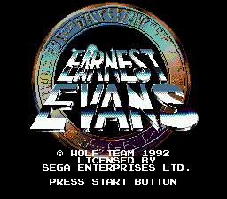Earnest Evans - Mega Drive