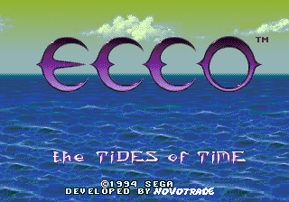 Ecco - The Tides of Time - Mega Drive