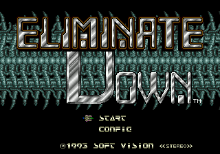 Eliminate Down - Mega Drive