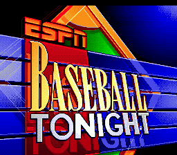 Espn Baseball Tonight - Mega Drive