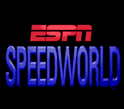 Espn Speedworld - Mega Drive