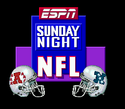 Espn Sunday Night Nfl - Mega Drive