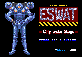 Eswat - City Under Siege - Mega Drive