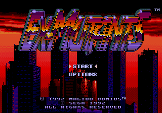Ex-mutants - Mega Drive