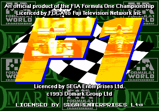 F1 - Mega Drive