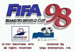 Fifa Road To World Cup 98 - Mega Drive