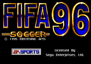 FIFA Soccer 96 - Mega Drive