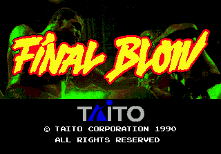 Final Blow - Mega Drive
