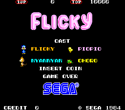 Flicky - Mega Drive