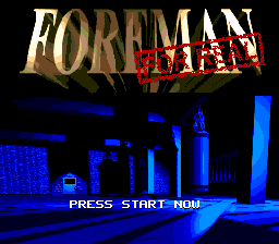 Foreman For Real - Mega Drive