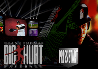 Frank Thomas Big Hurt Baseball - Mega Drive