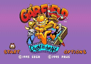 Garfield - Caught In The Act - Mega Drive