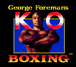 George Foreman's Ko Boxing - Mega Drive