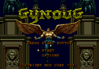 Gynoug - Mega Drive