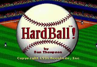 Hardball! - Mega Drive