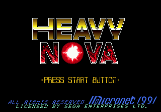 Heavy Nova - Mega Drive
