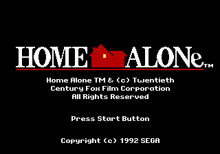 Home Alone - Mega Drive