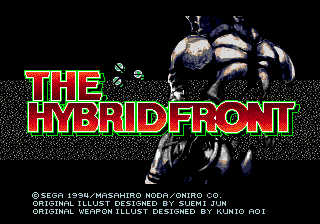 Hybrid Front, The - Mega Drive