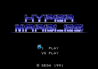Hyper Marbles - Mega Drive