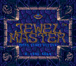 Jewel Master - Mega Drive