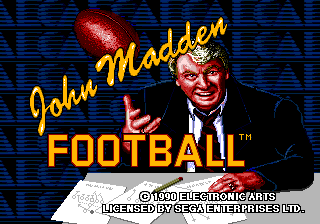 John Madden Football - Mega Drive
