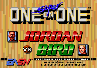 Jordan Vs Bird - One On One - Mega Drive
