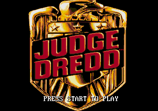Judge Dredd - Mega Drive