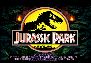 Jurassic Park - Mega Drive