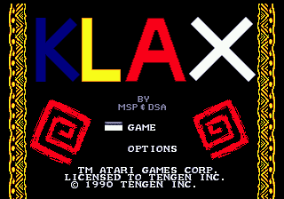 Klax - Mega Drive