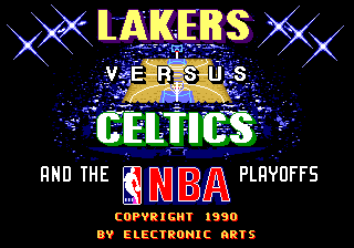 Lakers Versus Celtics And The Nba Playoffs - Mega Drive