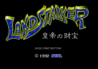 Landstalker - Koutei No Zaihou - Mega Drive